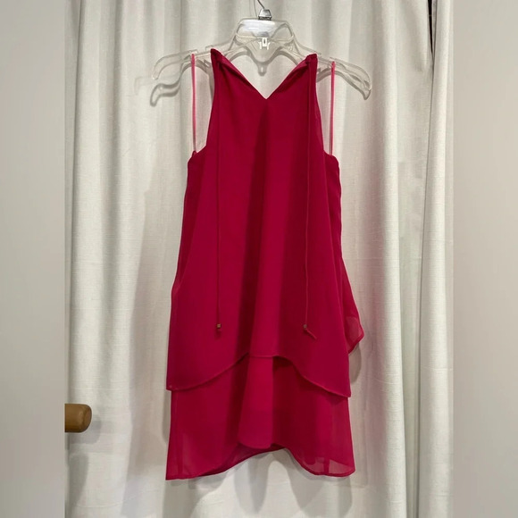 Womens Hyfve Boutique Dress Size Small Pink High Neck - Picture 4 of 5